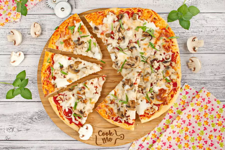 Sausage Mushroom Pizza
