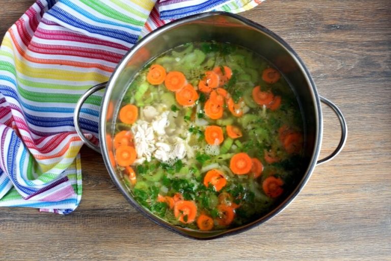 Step 4 - Skinny Chicken and Sweet Potato Noodle Soup