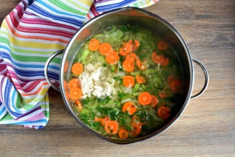 Step 4 - Skinny Chicken and Sweet Potato Noodle Soup