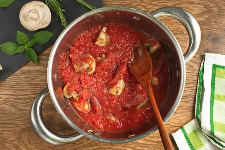 Step 3 - Smoked Sausage & Mushroom Pasta Marinara