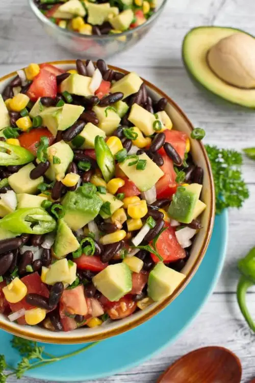 Low Cholesterol Black Bean Salad