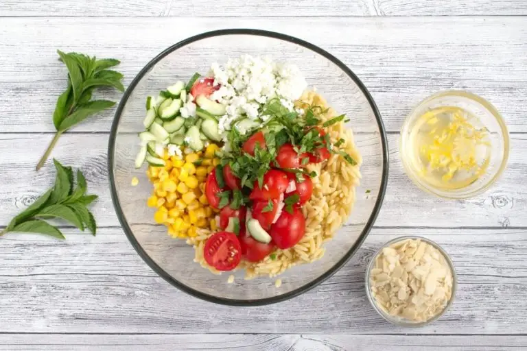 Step 3 - Summer Orzo with Mint