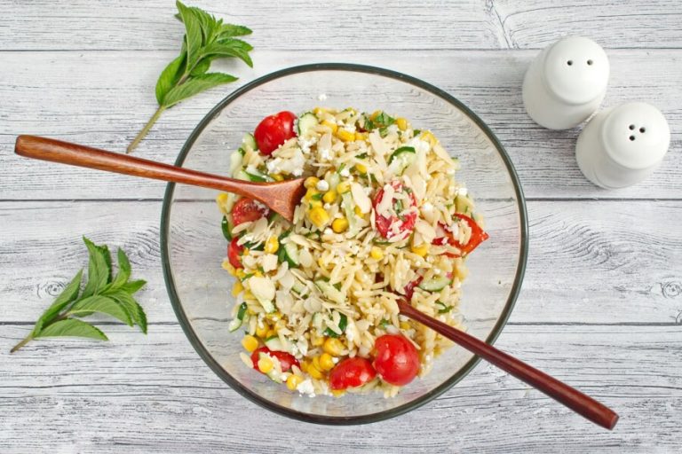 Step 5 - Summer Orzo with Mint