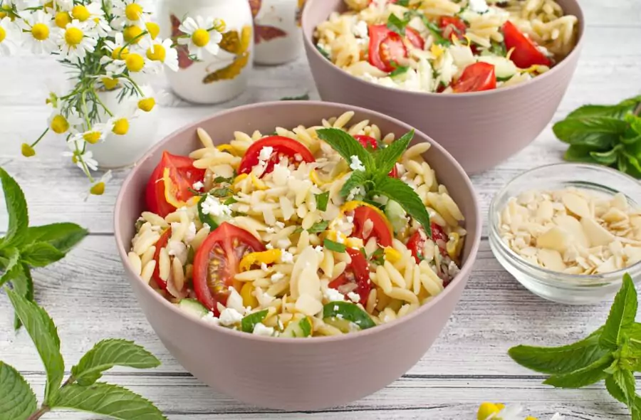 Summer Orzo with Mint