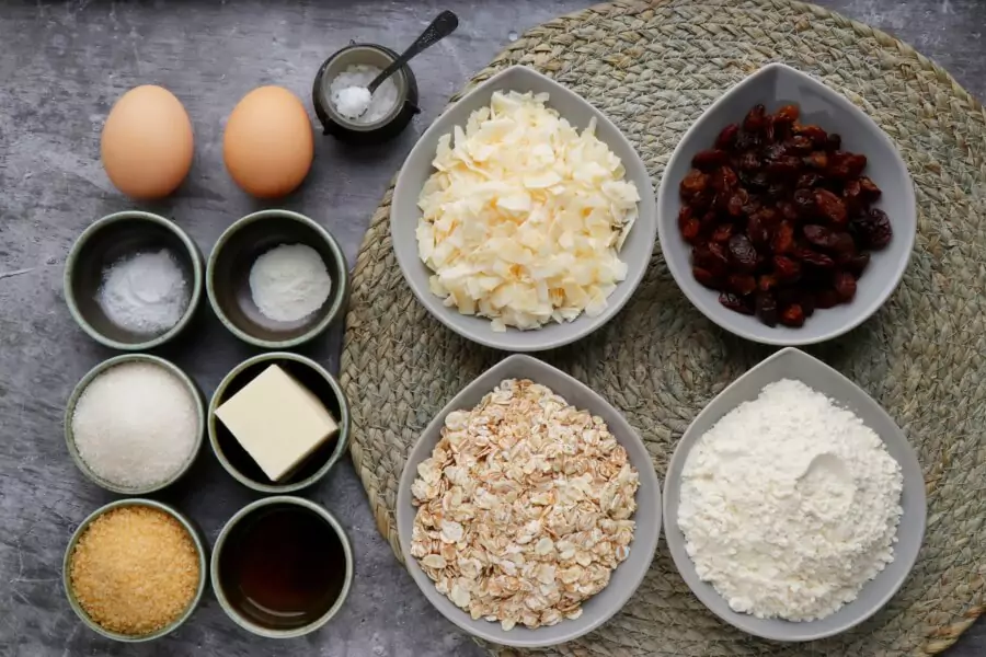 Ingredients for Sun Up Cookies