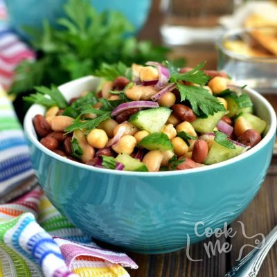 Three Bean Salad Recipe-How To Make Three Bean Salad-Delicious Three Bean Salad