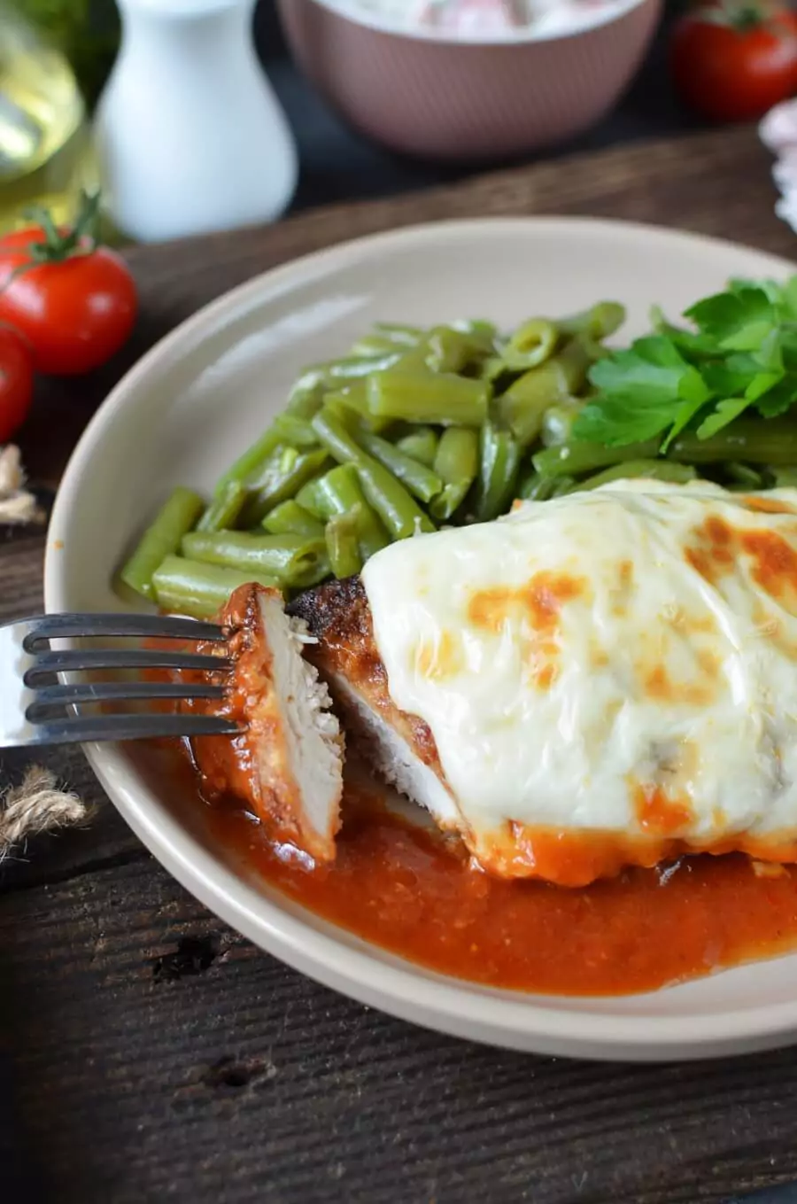 Tomato Chicken Parmesan