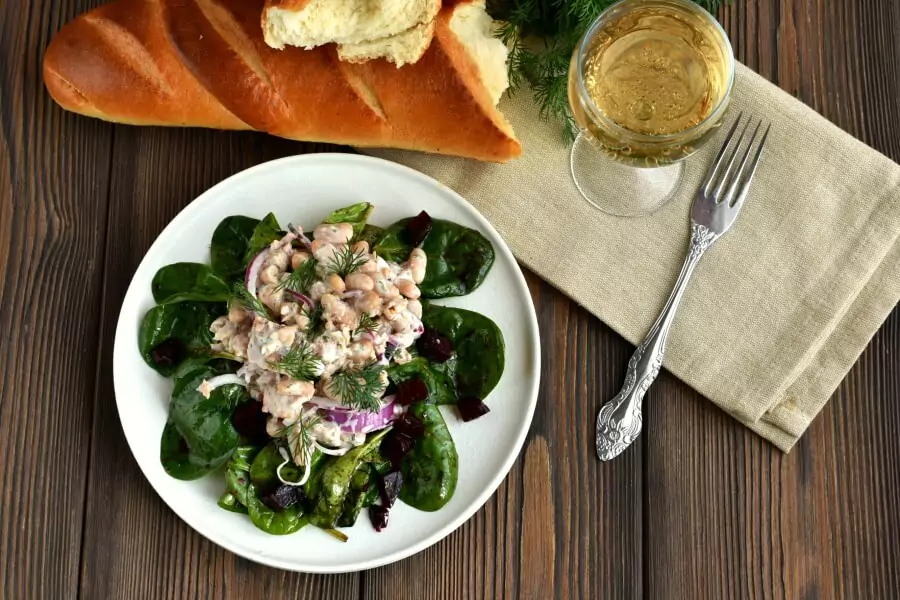 Tuna, White Bean and Dill Salad