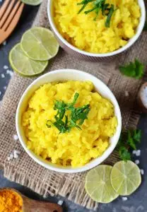 Vegan Turmeric Coconut Basmati Rice