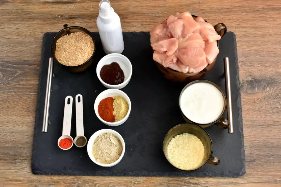 Ingredients for Unfried Chicken