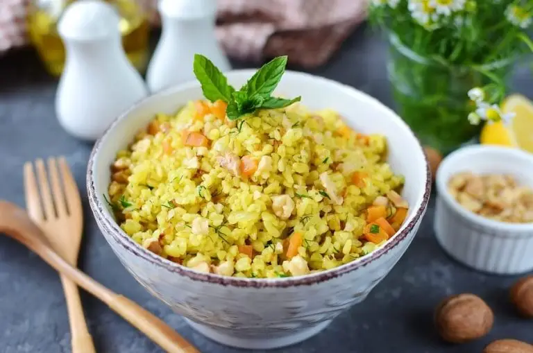 Step 7 - Vegan Fresh Mint & Lemon Bulgur Pilaf