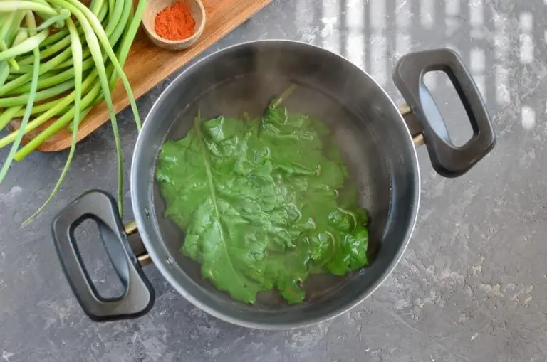 Step 1 - Vegan Garlic Scape and Swiss Chard Pesto