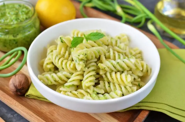 Step 5 - Vegan Garlic Scape and Swiss Chard Pesto