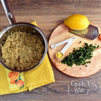 Vegan Gluten Free Lemon Herb Quinoa recipe - step 3