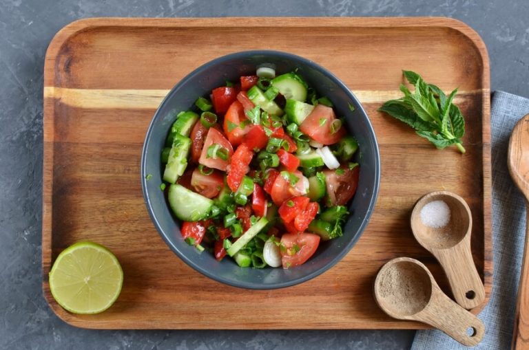 Step 3 - Vinagrete (Brazilian Tomato Slaw)