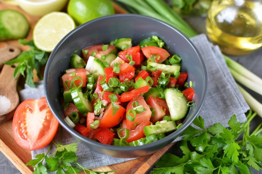 Vinagrete (Brazilian Tomato Slaw)