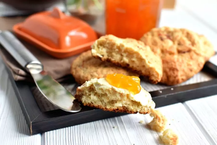 Apricot Coconut Scones