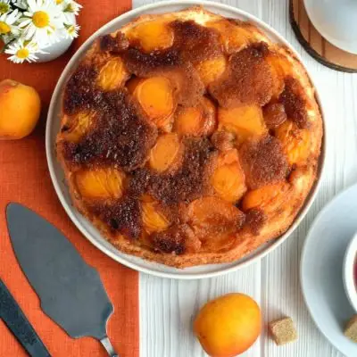 Apricot Upside-Down Cake Recipe-Homemade Apricot Upside-Down Cake-Delicious Apricot Upside-Down Cake