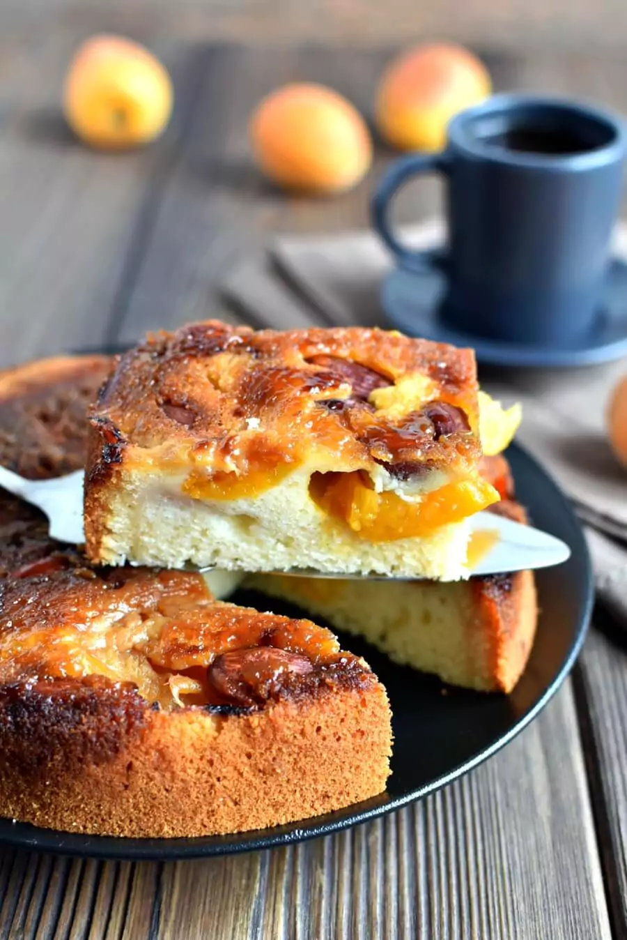 Apricot Crumble Cake with step-by-step photos | Eat, Little Bird