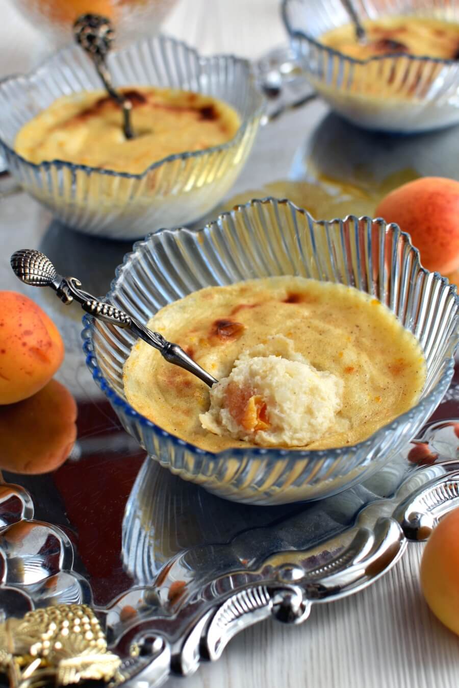 Baked Rice Pudding with Dried Apricots