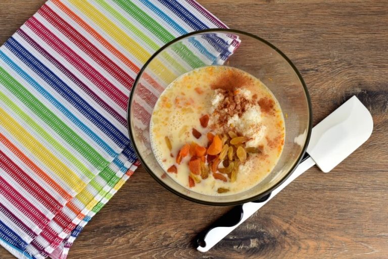 Step 2 - Baked Rice Pudding with Dried Apricots