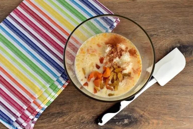 Step 2 - Baked Rice Pudding with Dried Apricots