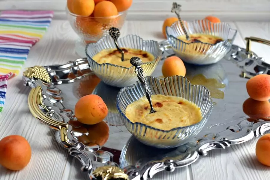 Baked Rice Pudding with Dried Apricots