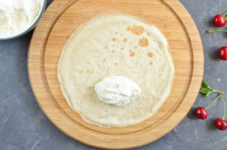 Step 5 - Cherry Cheese Blintzes