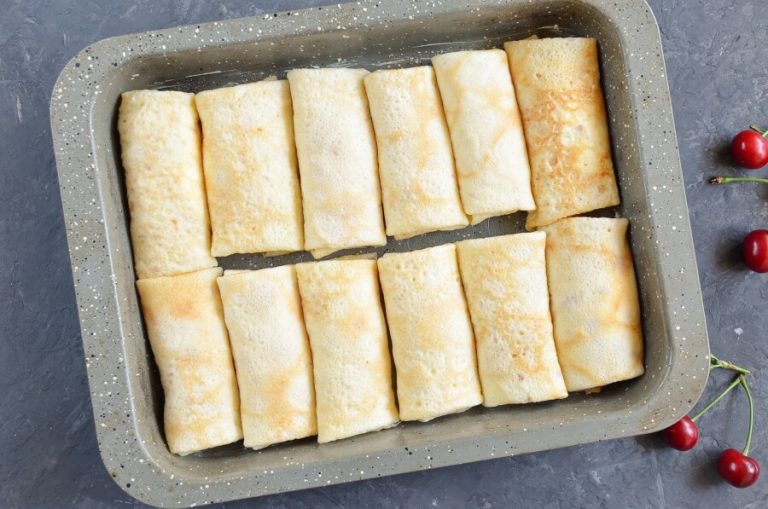 Step 6 - Cherry Cheese Blintzes