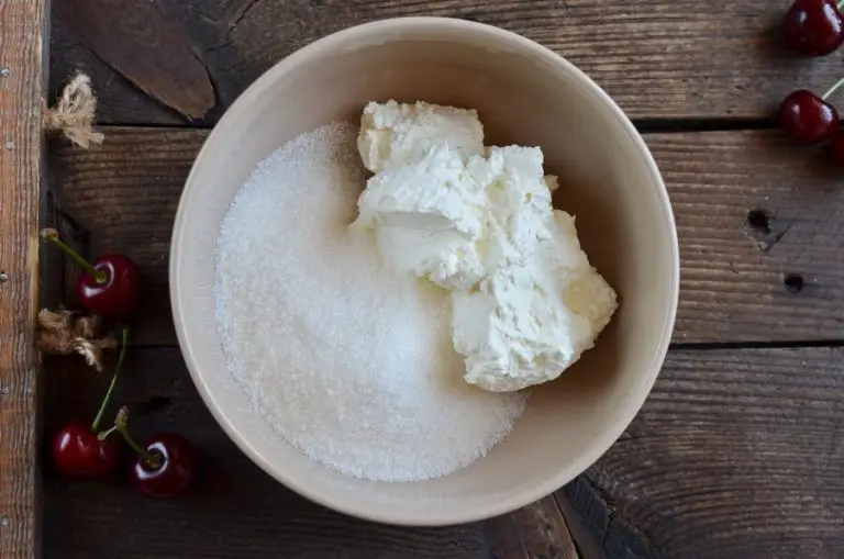 Step 1 - Cherry Cheesecake Frozen Yogurt