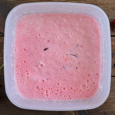 Cherry Cheesecake Frozen Yogurt recipe - step 6