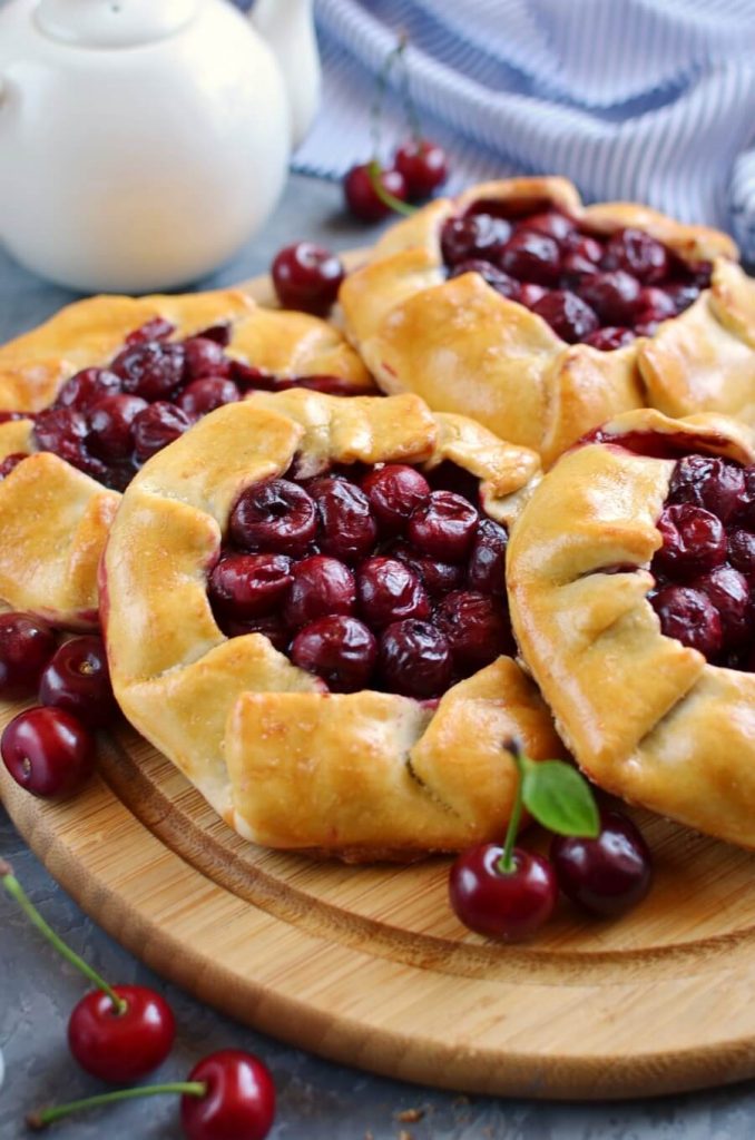 Personal-Size Cherry Crust Pies