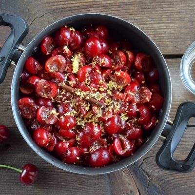 Cherry and Cinnamon Conserve recipe - step 2