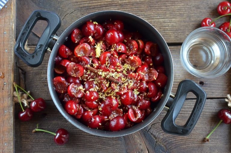 Step 2 - Cherry and Cinnamon Conserve