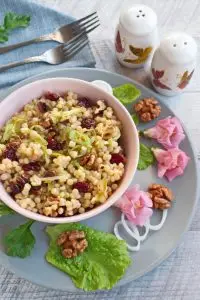 Vegan Cherry and Leek Couscous