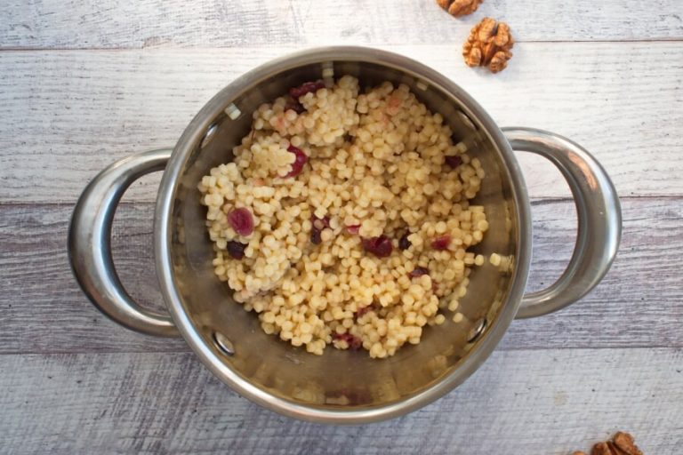 Step 1 - Vegan Cherry and Leek Couscous