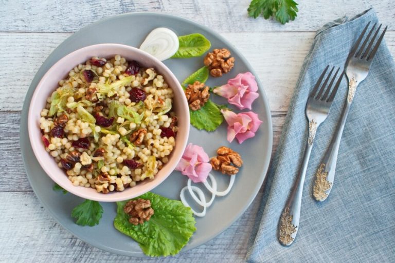 Step 4 - Vegan Cherry and Leek Couscous