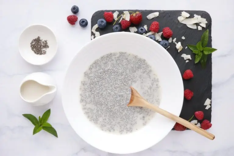 Step 1 - Chia, Acai and Strawberry Layered Breakfast Jar