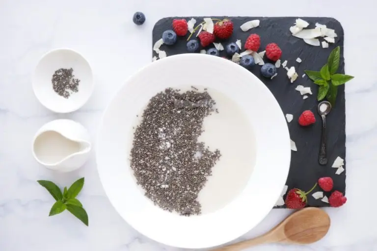 Step 1 - Chia, Acai and Strawberry Layered Breakfast Jar