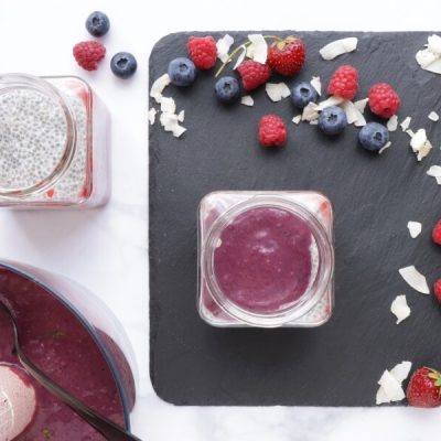 Chia, Acai and Strawberry Layered Breakfast Jar recipe - step 5