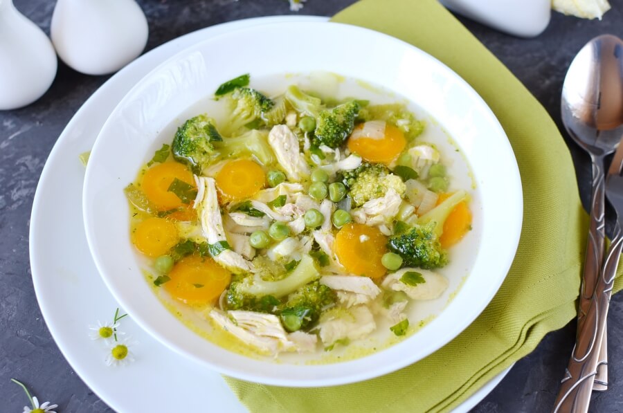 How to serve Chicken Detox Soup