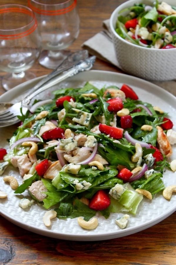 Healthy Chicken and Strawberry Salad