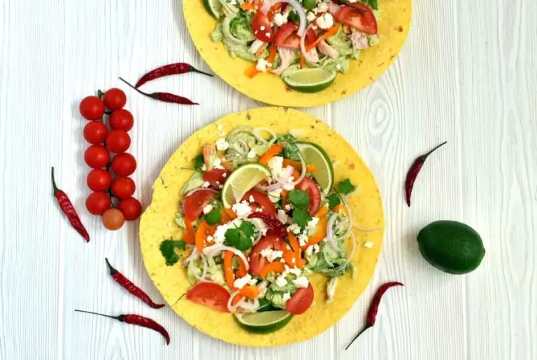 Step 7 - Chicken Tostadas with Avocado Sauce
