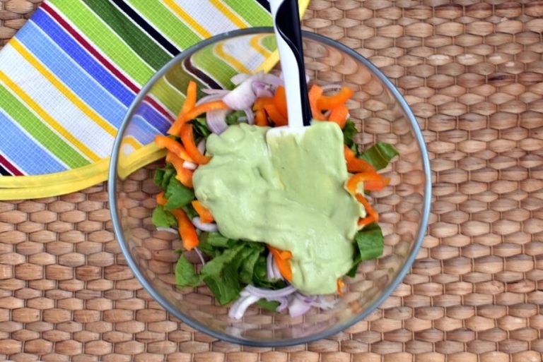 Step 4 - Chicken Tostadas with Avocado Sauce