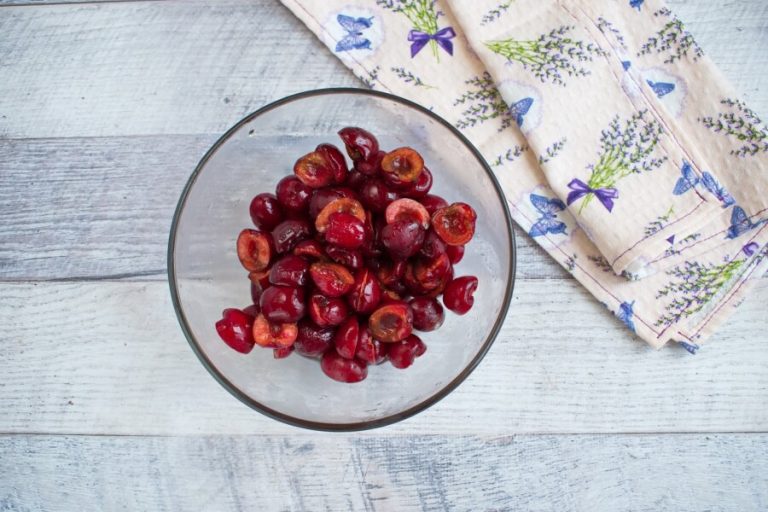 Step 5 - Vegan Chocolate Cherry Sorbet