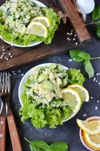 Couscous and Cucumber Salad
