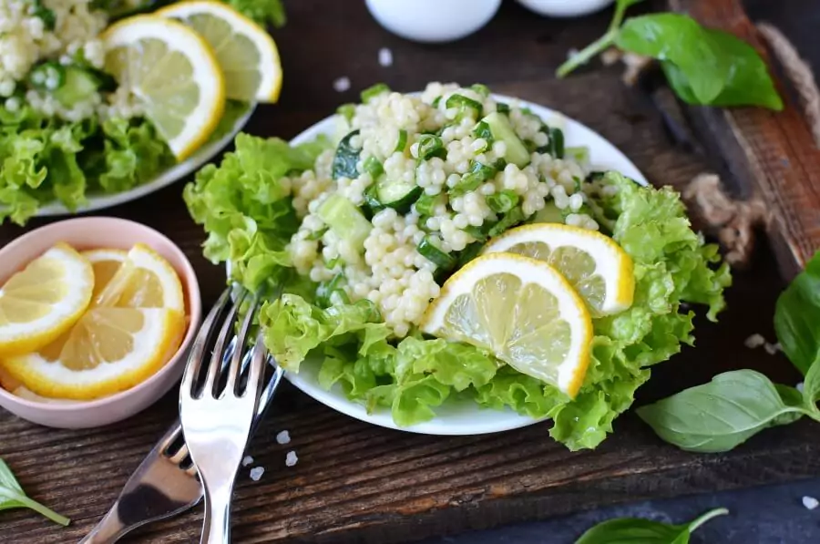 Couscous and Cucumber Salad