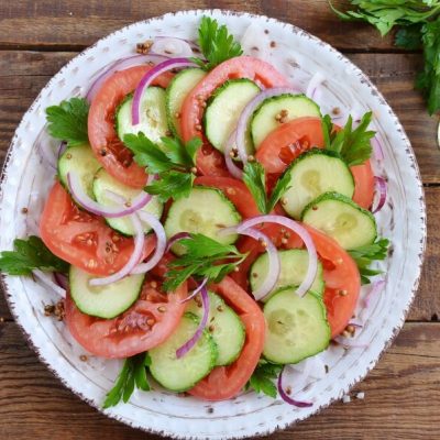 Vegan Cucumber Tomato Salad Recipe - Cook.me Recipes