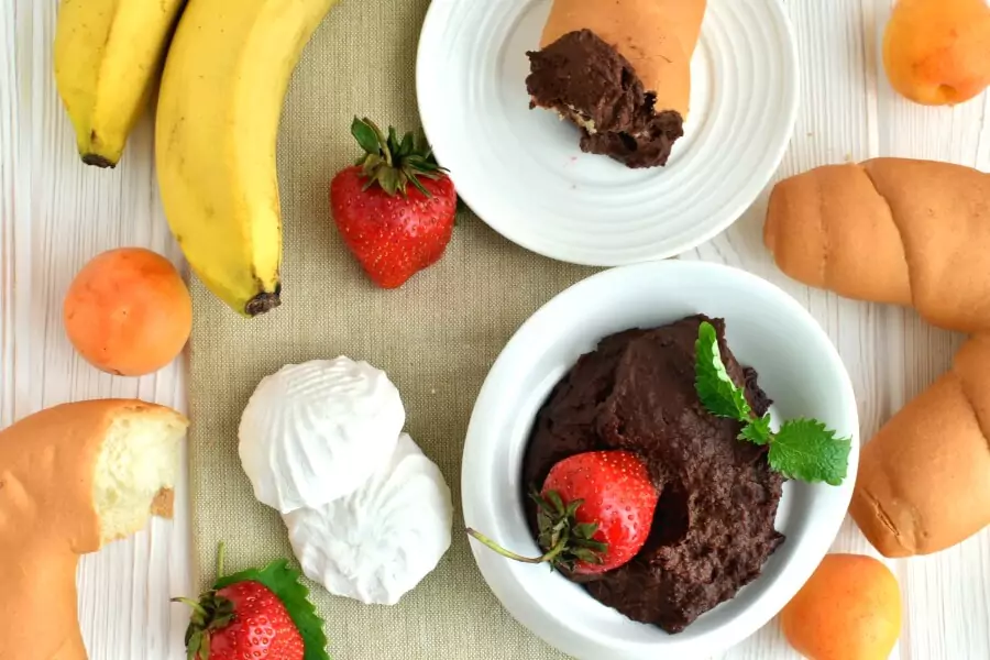 Vegan Dark Chocolate Hummus