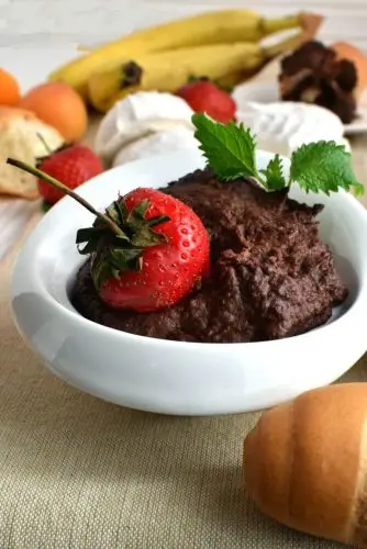 Vegan Dark Chocolate Hummus